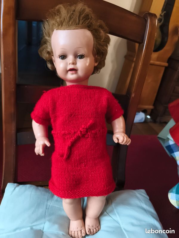 Raynal?, bébé tête rhodoïd,yeux riboulants,... - Lot 207 - Artenchères