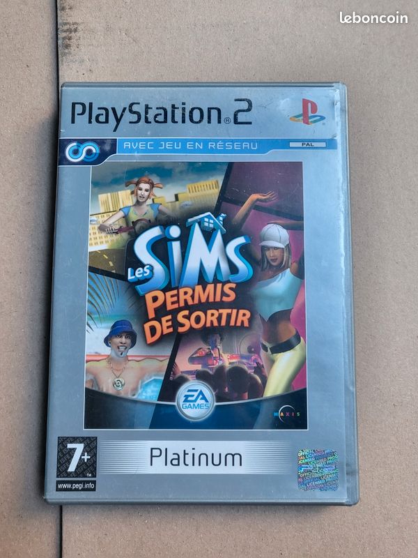Jeux PS2 Les Sims Permis de sortir - Jeux vidéo Jeux PS2 Les Sims Permis de sortir - Jeux vidéo