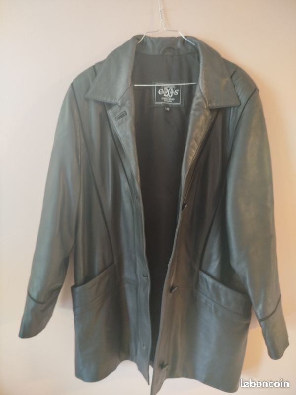 Manteau Cuir Femme (image 3)