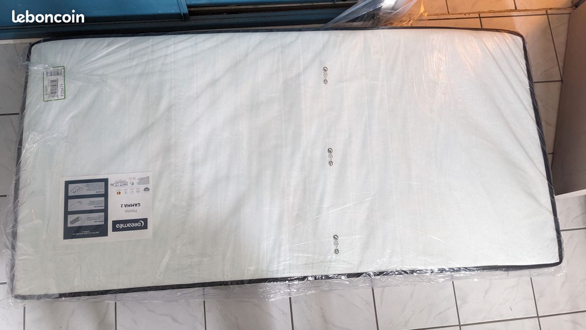 Matelas Neuf BUT 90x190, dans son emballage, marque Dreaméa, ref Gamma 2 (image 2)