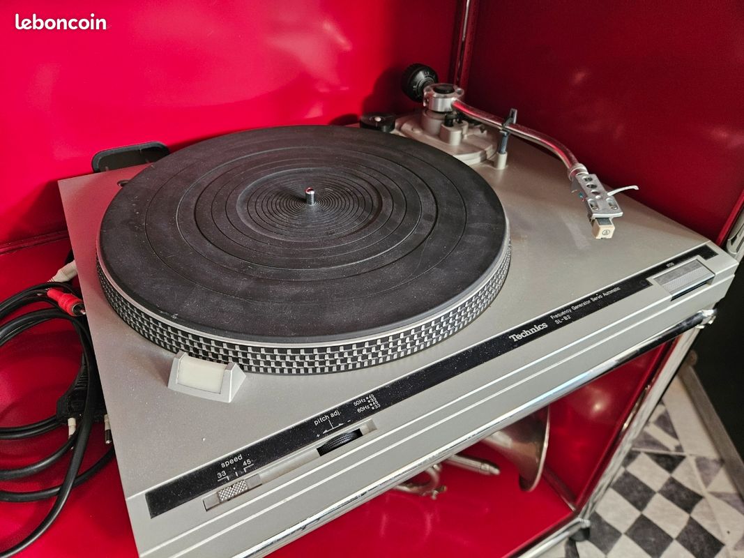 Platine Vinyle Technics SL-B2, Servo FG, Cellule 270C, Fonctionnelle, Japon