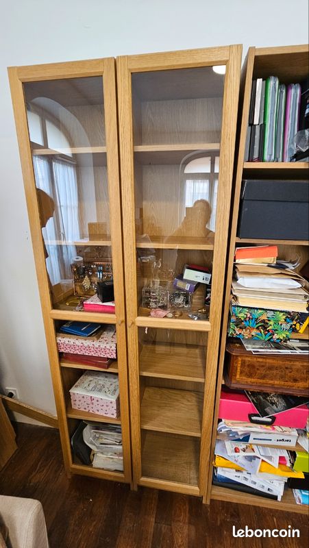 Bibliothèque Ikea couleur bois (image 1)