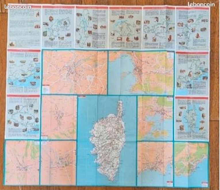 Carte du sud est de la France_Esso_1962*Reservé André (image 2)
