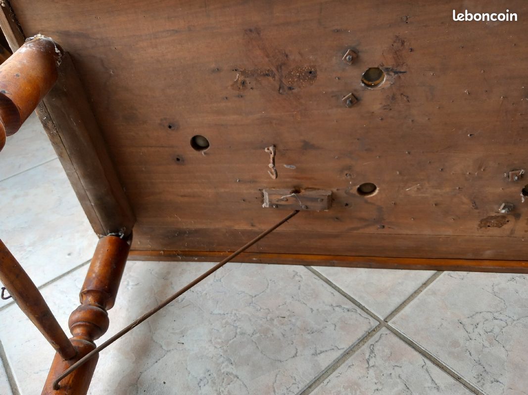 Jeu Ancien De Flipper Bagatelle En Bois - Jeu De Café Vintage