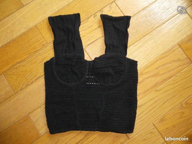 Bustier Lacroix original NEUF taille M noir (image 1)