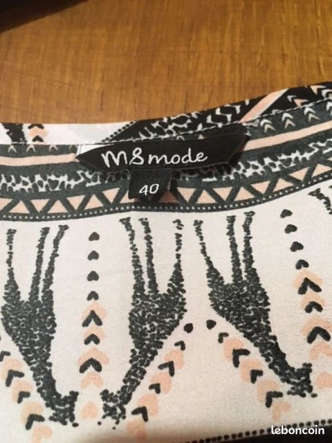 Top d'été léger M&S Mode motifs ethniques (image 4)