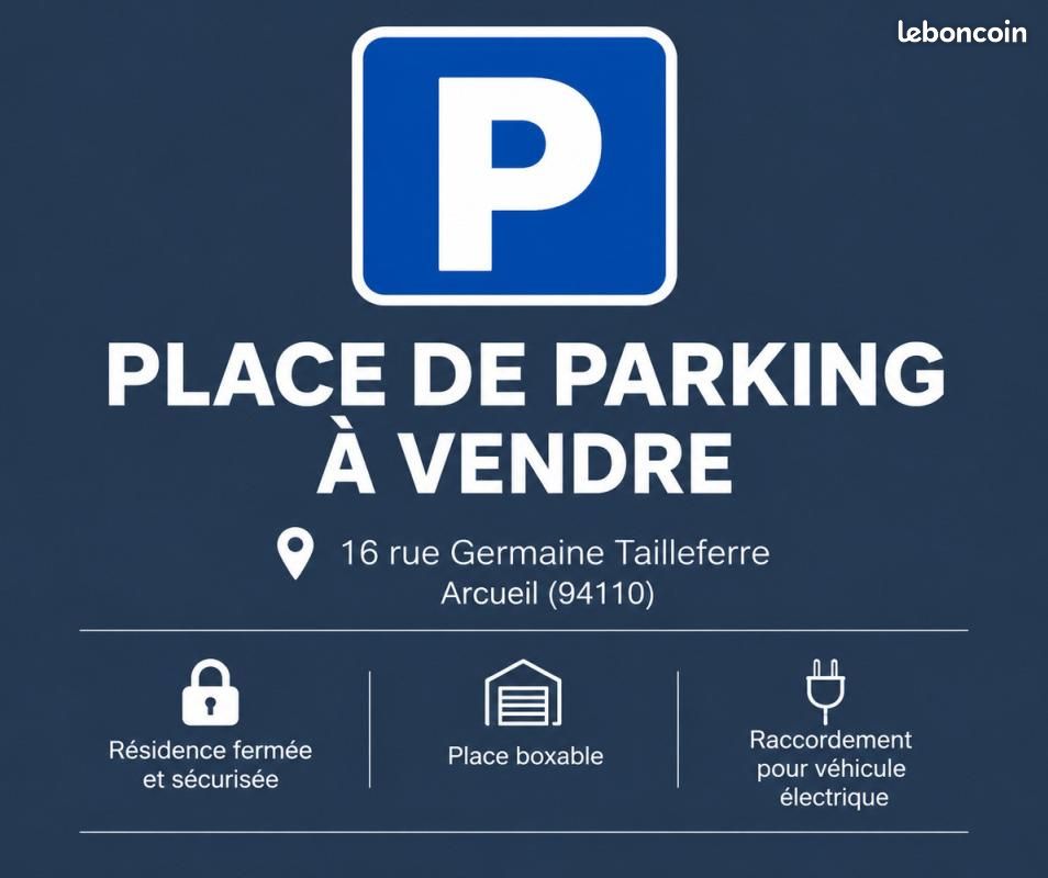 Parking 12 m² · à Arcueil · 12 m² · 25 000 €