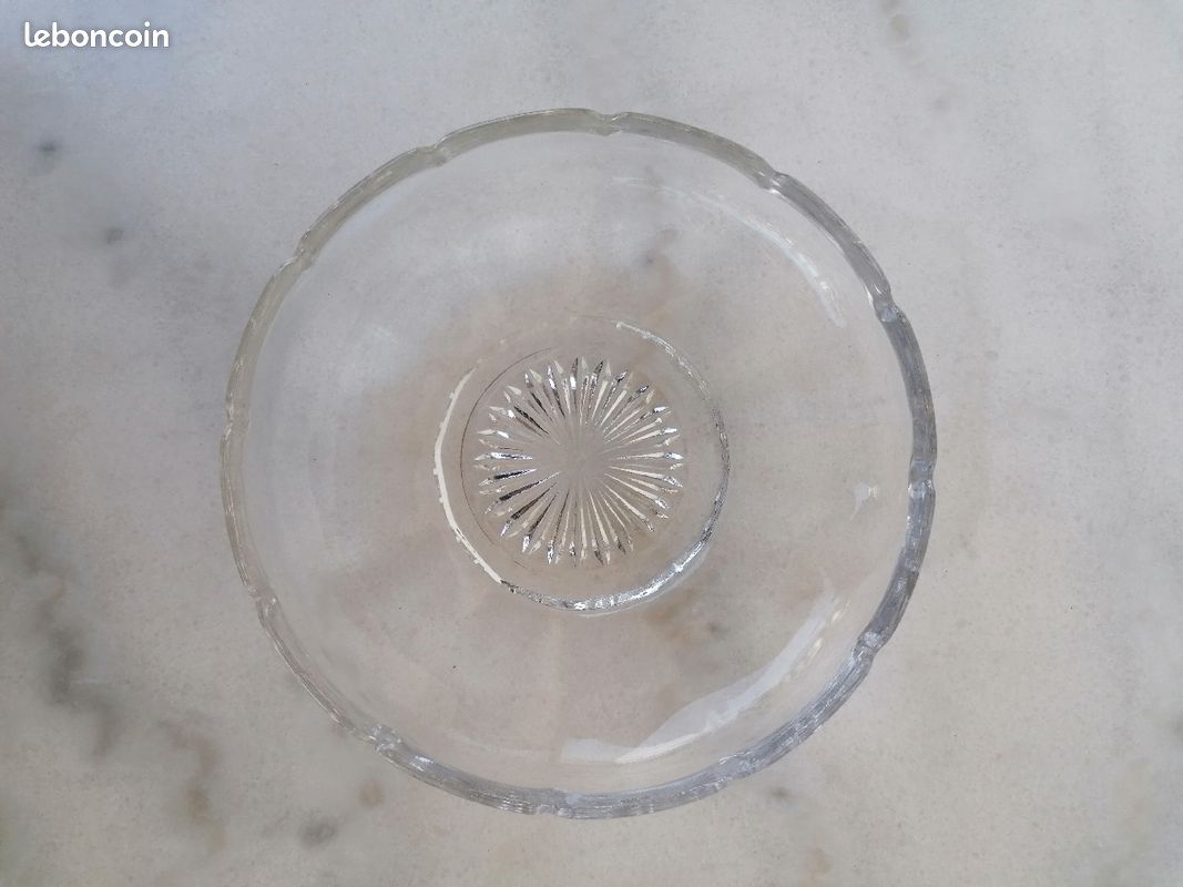 Vintage Coupelle en verre 14 cm (image 1)