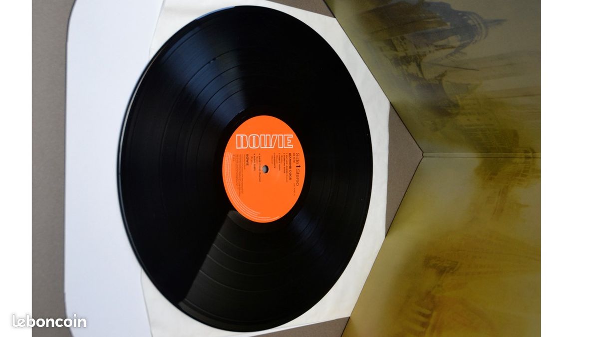 Disque 33T BOWIE - DIAMOND DOGS -jo (image 4)
