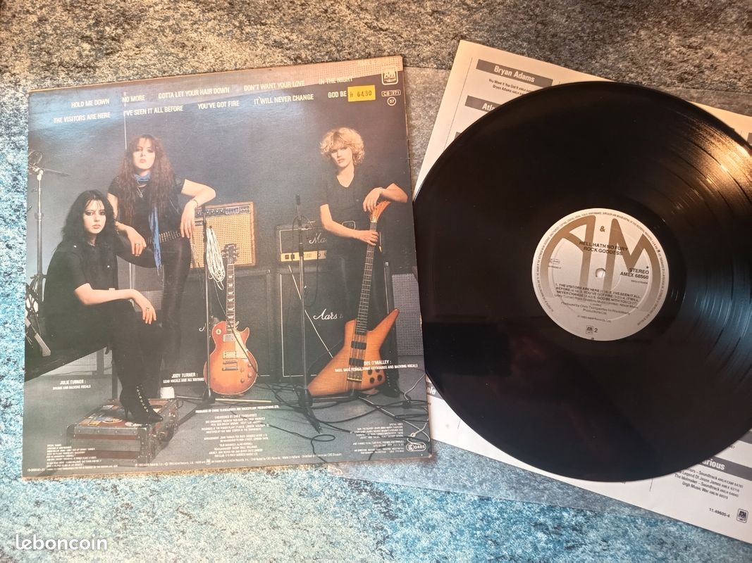 Disque vinyle 33 tours hard rock heavy métal rock goddess -hell hath no fury (image 2)