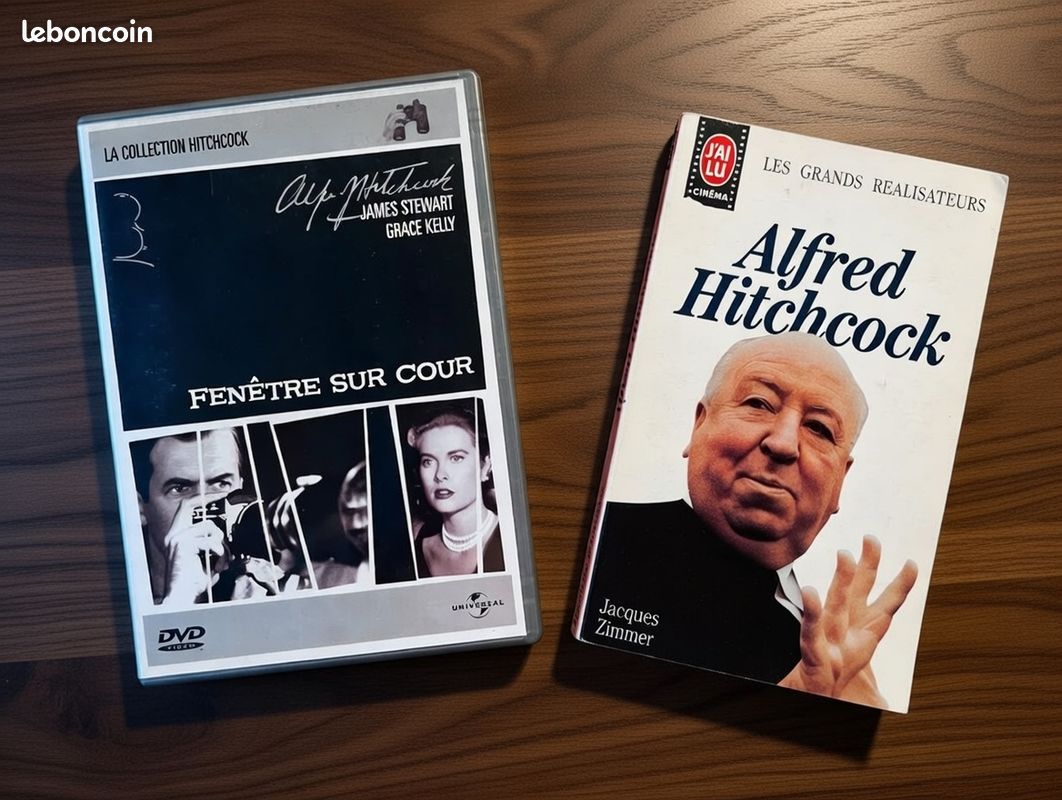 Fenêtre sur cour - dvd - la collection Hitchcock + Le livre Les Grand Réalisateur Alfred Hitchcock de Jacques Zimmer (image 2)