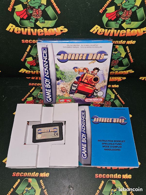 R11039 jeu nintendo gameboy advance advance wars Jeux vidéo
