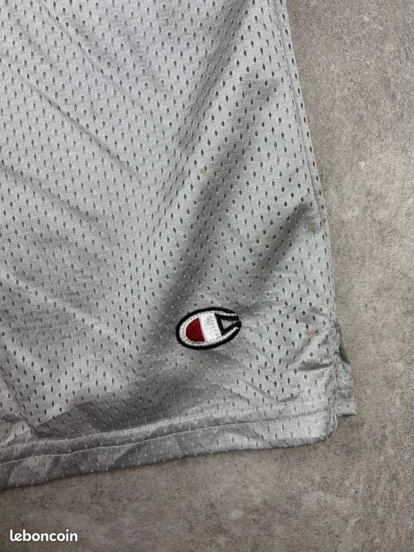 Champion Short de sport Avec Poches mesh gris clair Homme Taille XL Authentic #U3505 (image 2)