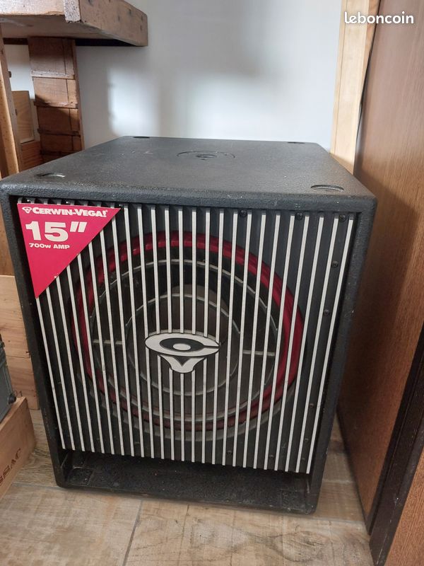 Sono cerwin vega CVA 115 2× CVA 28 pieds cablage complet