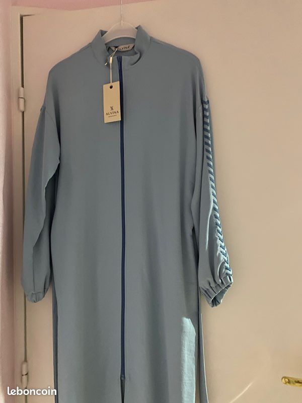 Tunique Longue Femme Rare - Bleu Roi - Taille 38 - En Polyester - Occasion Très Bon état