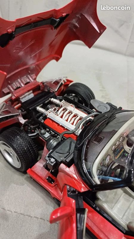 Burago 1/18 - Dodge Viper RT/10 1993 Rouge - Modèle De Collection D'occasion