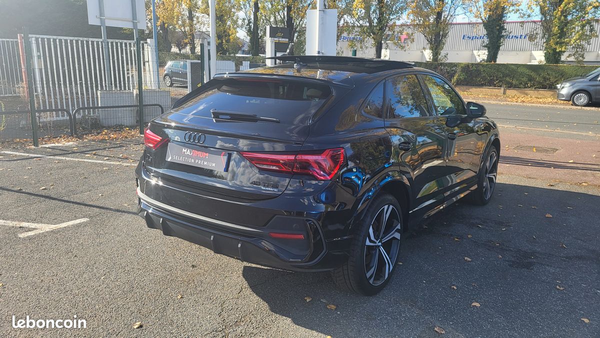 Audi q3 sportback 45 tfsi 230 sline quattro stronic 7 / immat fr - malus paye / to camera ja20 (image 3)