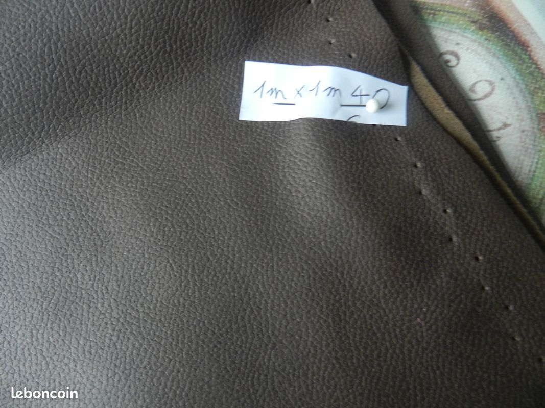Simili cuir marron (image 1)