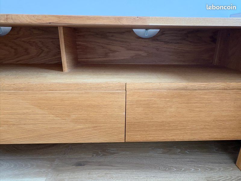 Meuble TV chêne 160cm ADELITA La redoute (image 5)