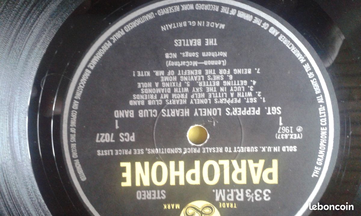 33 tours les Beatles (image 3)