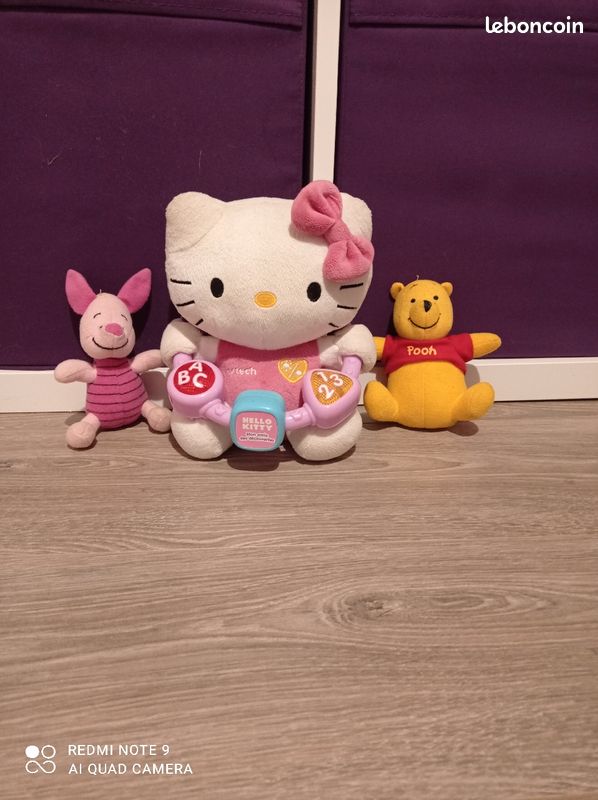 Lot de 3 peluche pour bébé (image 1)