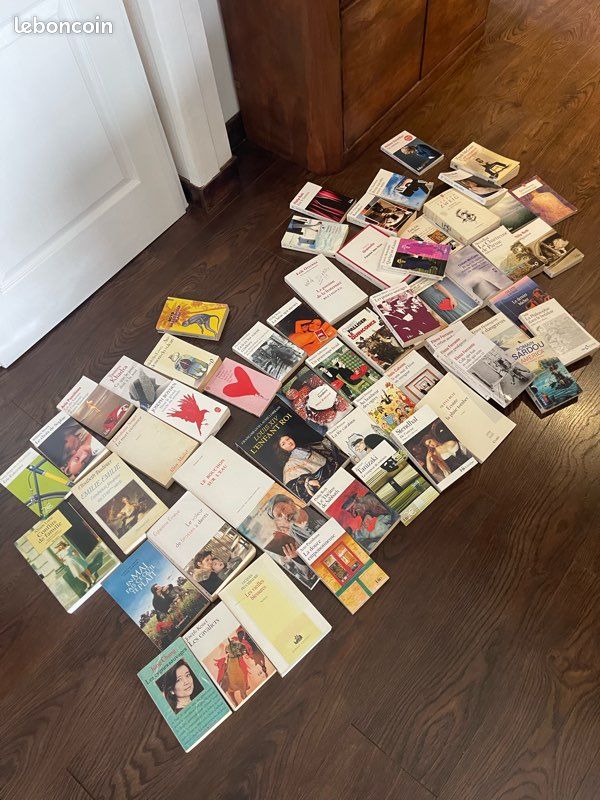 Lot de 60 livres de littérature format poche ou grand format tous auteurs lot ou unité (image 12)