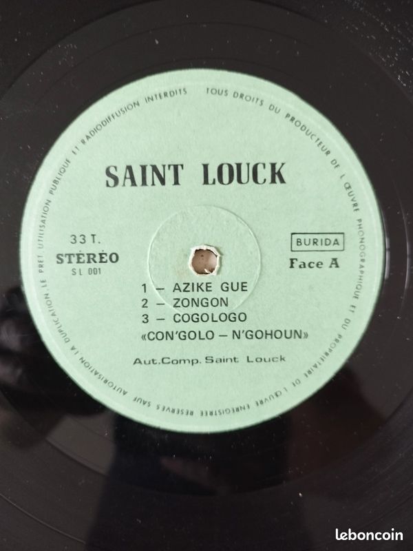 Saint-Louck – Ou L'autre Vision Du Goly rare afro soukous original LP (image 4)