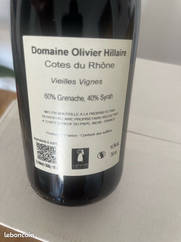 Vin rouge côtes du Rhône (image 3)