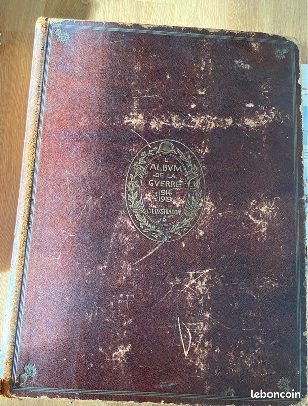 Lot de 2 grand livre, album de la guerre, 1000 914 919, tome un et deux (image 2)