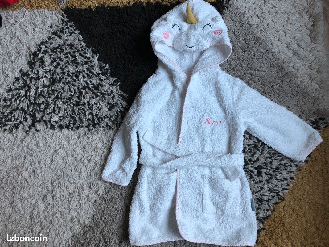 Peignoir Bain Licorne Peignoir Bébé Fille 18 Mois Peignoir De Bain