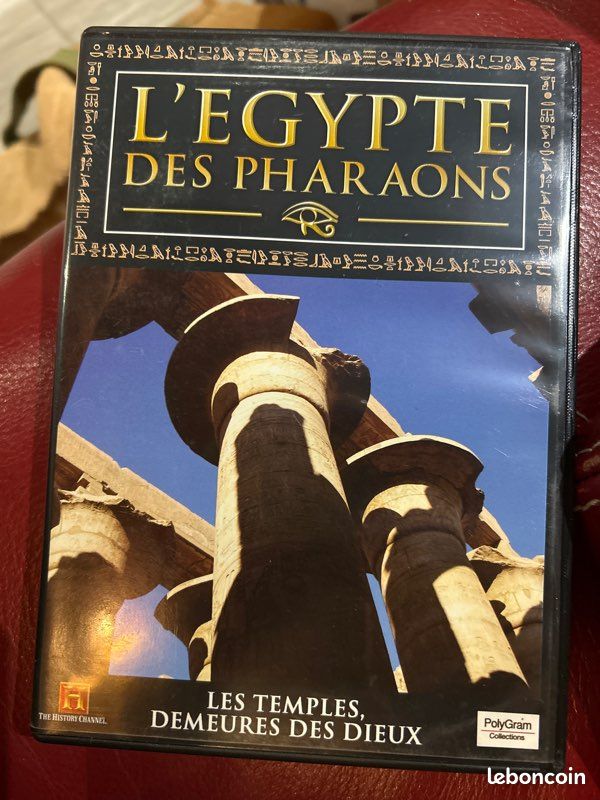 L’Égypte des pharaons. Les temples, demeures des dieux. DVD 📀 (image 1)