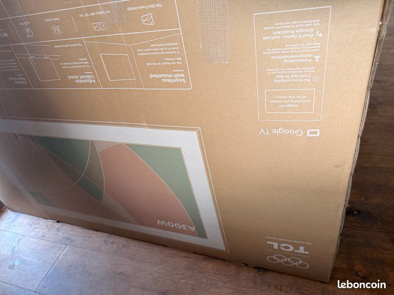 TV Qled Pro TCL 55A3000W Alu Brossé (image 1)