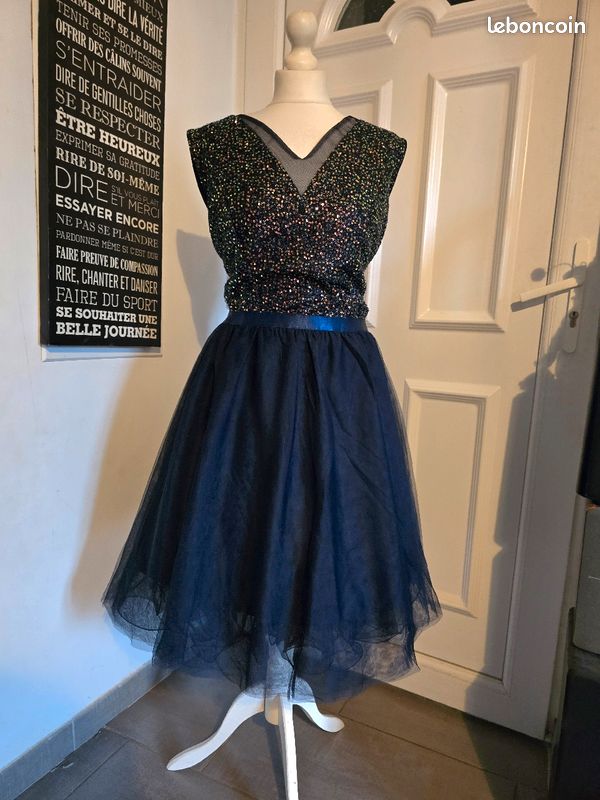 Robe Patineuse Robe Tulle Paillette Band Of Stars Robe Patineuse à