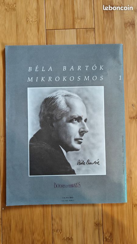 Bartók Mikrokosmos Vol 1 piano New Definitive Boosey Hawkes (image 2)