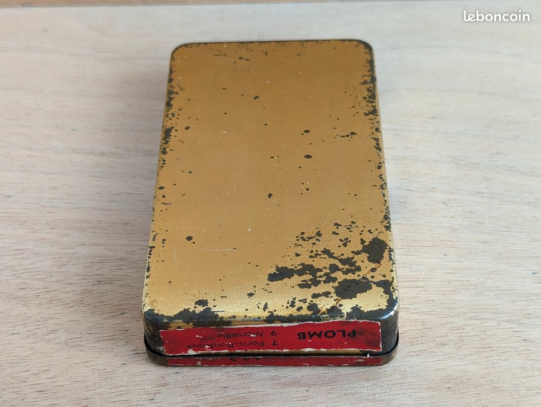 ANCIENNE BOÎTE TÔLE militaire Pfefferminz Tablettes menthe LÄCKERLI-HUUS SUISSE EUR 110,00 - FR