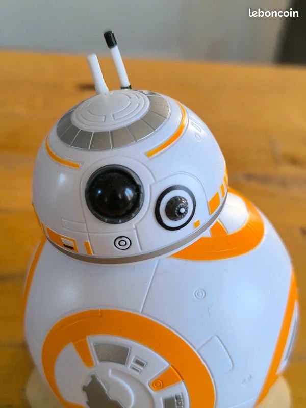 BulbBotz Réveil Veilleuse Star Wars BB-8 - Avec Sons Du Personnage, 14 Cm