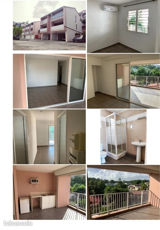 Appartement 3 pièces 45 m² · à Pointe-À-Pitre · 45 m² · 850 €/mois