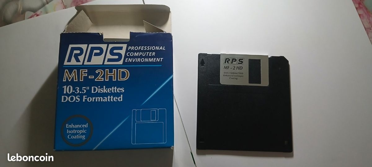 Boites de 10 diskettes R.P.S mf-2hd 3.5" (image 3)