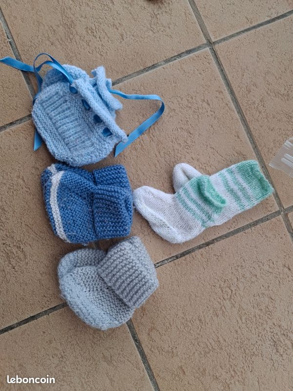 Chaussons laine (image 1)