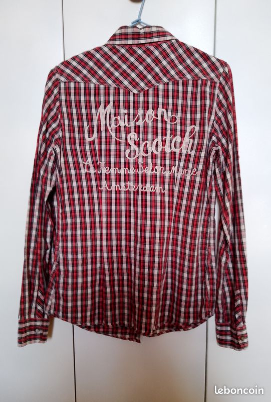 Chemise Femme Atmosphere Bordeaux Manches Longues - Taille 40 - Occasion Très Bon état