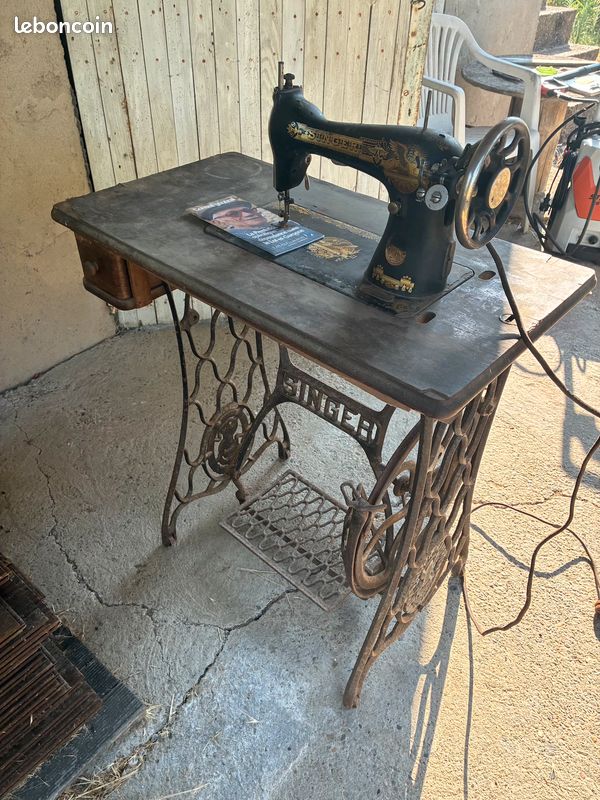 Ancienne machine a coudre SINGER (image 3)