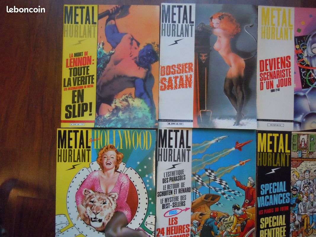 Revues Metal Hurlant n° 60 - 69 (image 2)