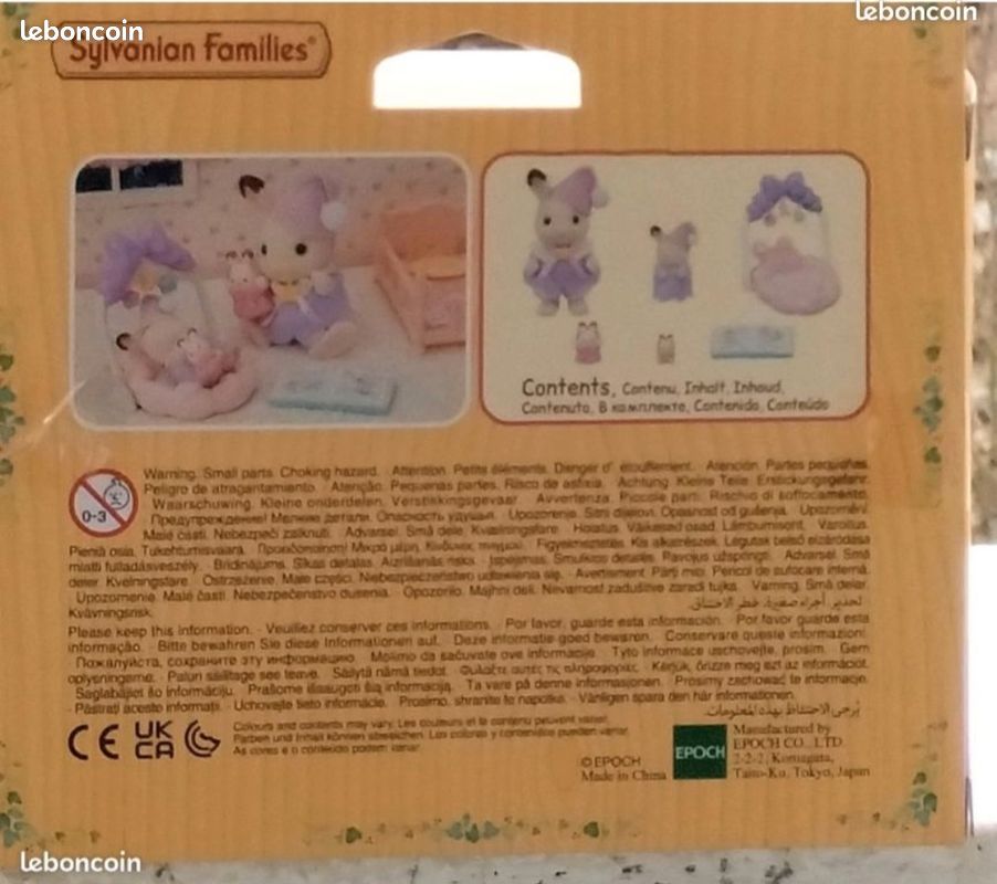 Le Coucher Des soeurs Lapin Chocolat - SYLVANIAN Families - 5806