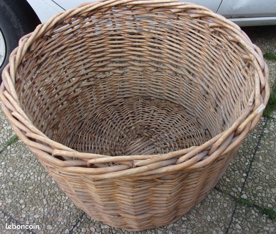 1 grand panier buche rond ou 2 a linge (image 2)