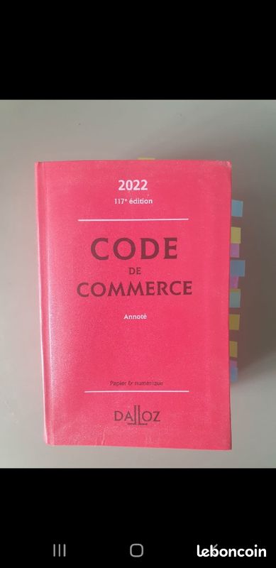 Code de commerce (image 1)