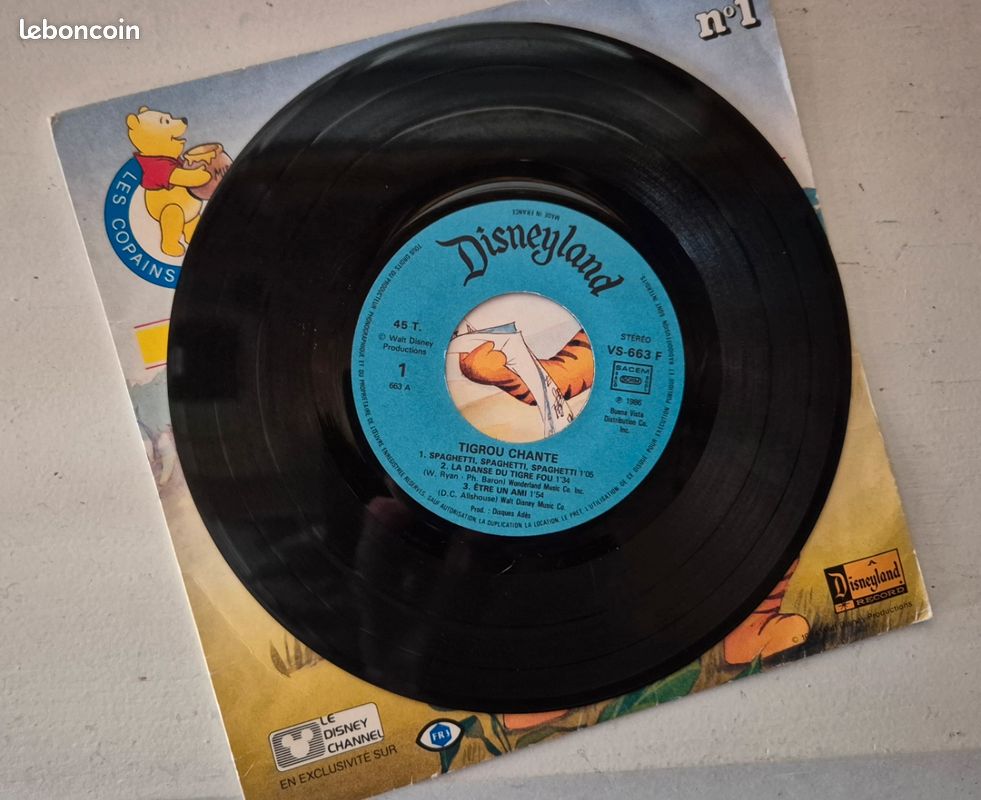 Vinyle 45tours Tigrou chante (image 3)