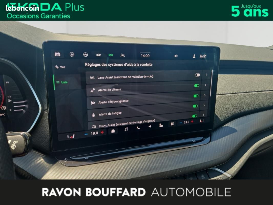Skoda Octavia Berline 2.0 TDI 150 ch SCR DSG7 Sportline (image 18)