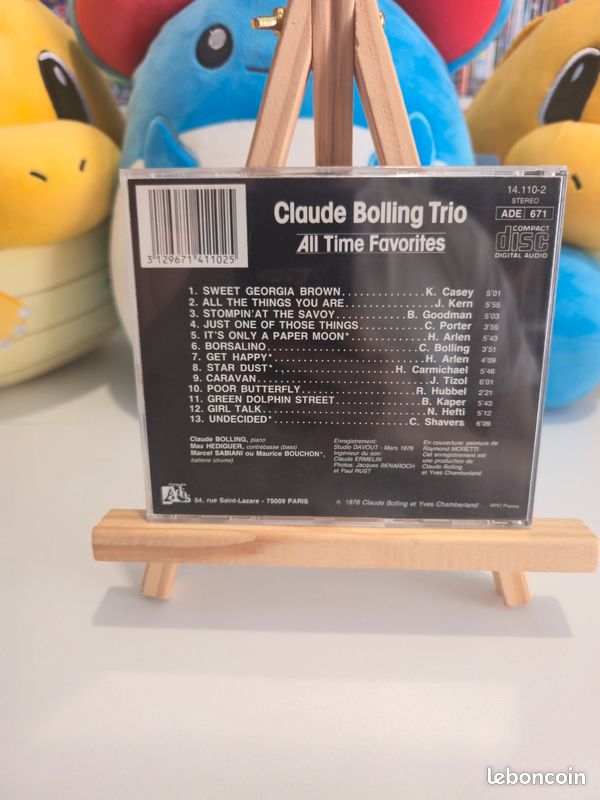 CD All Time Favorites Claude Bolling (image 2)
