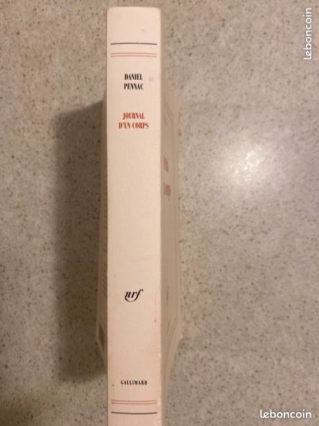 Daniel Pennac. Journal d’un corps. Nrf Gallimard 2012 (image 2)
