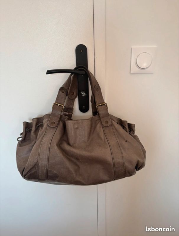 Sac Gérard Darel 24H gris (image 1)
